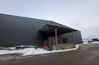 Gewerbeimmobilie mieten in 95463 Bindlach, Isolierte Leichtbauhalle mit 2 Rolltoren und Rampe – zu vermieten