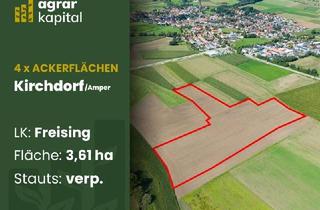 Grundstück zu kaufen in 85414 Kirchdorf, AgrarKapital: Landwirtschaftliche Flächen in Kirchdorf/Amper (FS) - Acker mit 3,61 ha