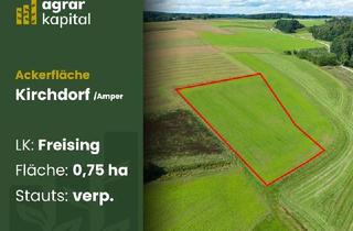 Grundstück zu kaufen in 85414 Kirchdorf, AgrarKapital: Landwirtschaftliche Fläche in Kirchdorf/Amper (FS) - Acker mit 0,75 ha