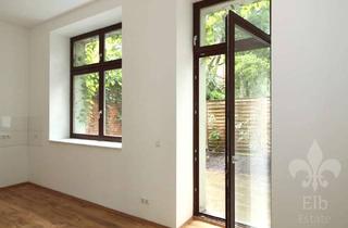 Wohnung kaufen in 39112 Sudenburg, Vermietete 2 Raum-Terrassenwohnung als Kapitalanlage - Fußbodenheizung, Tageslichtbad und Wohnküche