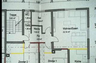 Wohnung mieten in Sinsheimer Straße, 74906 Bad Rappenau, 3-Zimmer-Wohnung zu vermieten – komplett kernsaniert (Fürfeld)
