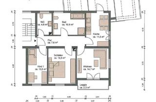 Wohnung mieten in 88097 Eriskirch, Helle 3,5-Zimmer-Wohnung mit Balkon in Eriskirch
