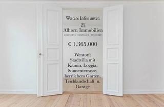 Villa kaufen in 21465 Wentorf, Wentorf: Stadtvilla mit Kamin, Loggia, Sonnenterrasse, herrlichem Garten, Teichlandschaft u. Garage