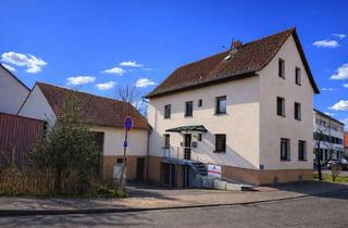 Haus kaufen in 74931 Lobbach, GLOBAL INVEST | Ein-, Zwei- oder Dreifamilienhaus mit Lagerhalle in Waldwimmersbach