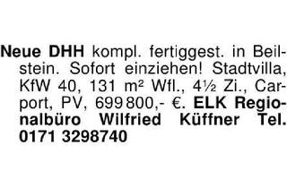 Villa kaufen in 74626 Bretzfeld, Neue DHH kompl. fertiggest. in Beilstein. Sofort einziehen! Stad