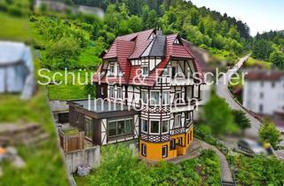 Villa kaufen in 75323 Bad Wildbad, Idyllisches Mehrgenerationenhaus in charmanter Schwarzwaldvilla – Wohnen mit Weitblick und Vielfalt