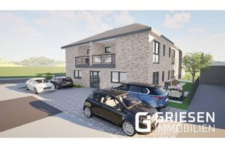 Wohnung kaufen in 49733 Haren, Provisionsfrei & KfW-gefördert – moderne Erdgeschosswohnung mit Terrasse in zentraler Lage von Haren (Ems)