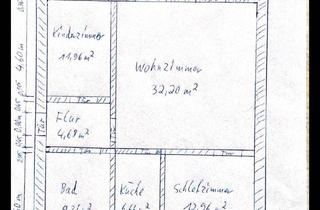 Wohnung kaufen in 04509 Delitzsch, Delitzsch - Drei Raum Wohnung
