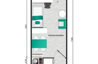Wohnung kaufen in 66123 Saarbrücken, Saarbrücken - Wohnung Apartment Studentenwohnung in Saarbrücken Rotenbühl