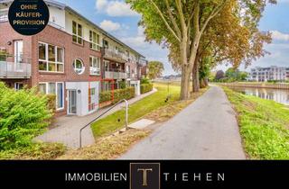 Wohnung kaufen in 49716 Meppen, Am Wasser wohnen, in der Tiefgarage parken: Erdgeschosswohnung am Deichort mit Tiefgaragenstellplatz