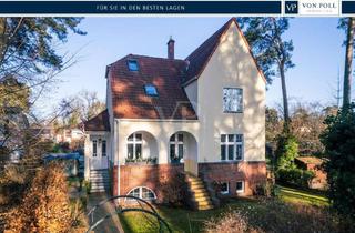 Villa kaufen in 14612 Falkensee, Zeitlose Eleganz: Sanierte Villa mit Rundbogen-Veranda & Gesindehaus
