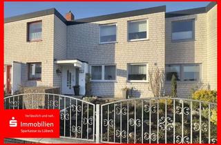 Reihenhaus kaufen in 23569 Kücknitz, Attraktives Reihenhaus mit Gartenidylle & durchdachtem Raumkonzept