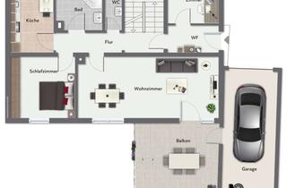 Doppelhaushälfte kaufen in 73432 Aalen, Große Doppelhaushälfte ca. 185 m² Wfl. mit Charme, Weitblick &. Potential in Unterkochen