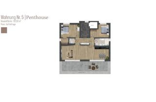 Penthouse kaufen in 65795 Hattersheim, 10394- Moderne Neubau 3 Zimmer Penthouse mit PKW Stellplätzen in Hattersheim