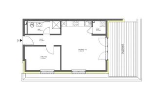 Wohnung mieten in Spatzenwinkel 6a, 24558 Henstedt-Ulzburg, 2 Zi.-Whg. (59qm), Ulzburg-Süd, Neubau, Dachterrasse, Tiefgarage, Fahrstuhl, Glasfaser