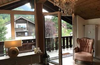 Wohnung mieten in 82491 Grainau, Stilvoll möblierte 1,5-Zimmer-Dachgeschosswohnung mit Balkon und Einbauküche mit Bergblick!