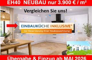 Wohnung kaufen in 32139 Spenge, Spenge - EH40 NEUBAU: 3.900 EUR m² inkl. Einbauküche. Übergabe ab MaiJuni 26. Angebot gültig bis 28.02.26