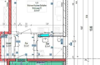 Wohnung kaufen in 35390 Gießen, Vermietetes Apartment im betreuten Wohnen – ideal für Sicherheit und Komfort.