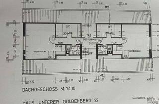 Wohnung kaufen in Unterer Guldenberg 22, 72510 Stetten, Ausbaufähige 2-Zimmer Dachgeschosswohnung in Stetten am kalten Markt