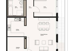 Penthouse mieten in Mehrower Allee 20A, 12687 Marzahn, 4-Raumwohnung im Penthouse mit Dachterrasse
