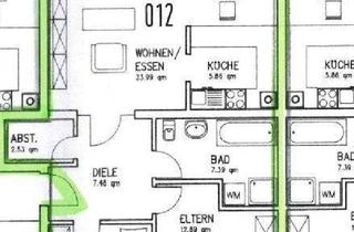 Wohnung mieten in Hardstraße 24, 79639 Grenzach-Wyhlen, Helle Dachgeschosswohnung mit zwei Balkonen in Grenzach-Wyhlen