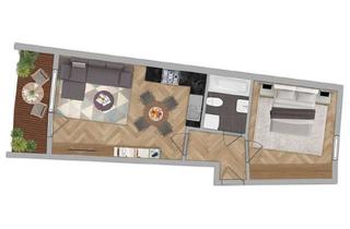 Wohnung mieten in 74906 Bad Rappenau, Helle 2,5-Zimmer-Wohnung mit Balkon (EG), EBK & Badewanne