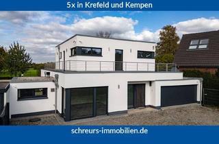Villa kaufen in 47802 Traar, Design trifft Weitblick – Avantgarde-Villa am Feldrand von Krefeld-Verberg!