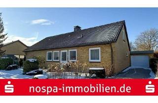 Einfamilienhaus kaufen in 24955 Harrislee, Schönes, teilunterkellertes Einfamilienhaus mit Garage und großem Garten - ebenerdiges Wohnen!