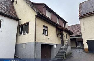 Haus kaufen in 71739 Oberriexingen, Ein-Zweifamilienhaus mit Scheune und Gewölbekeller