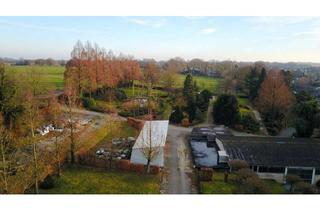 Gewerbeimmobilie kaufen in 41812 Erkelenz, Großzügiges Grundstück mit Halle, Baumbestand und Teich in Erkelenz-Lövenich