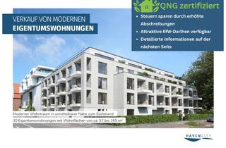 Wohnung kaufen in Weserstraße 51, 26382 Innenstadt, Energieeffiziente QNG Obergeschosswohnung mit Balkon