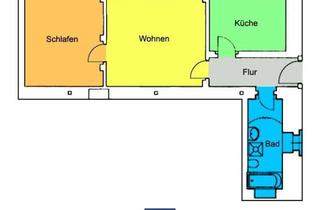 Wohnung mieten in 01662 Meißen, Ruhige Hanglage! Gemütliche Wohnung im Gartengeschoss!