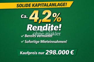 Wohnung kaufen in 61440 Oberursel, 4,22% Rendite! Vermietete Kapitalanlage 3-Zimmer Wohnung in Oberursel