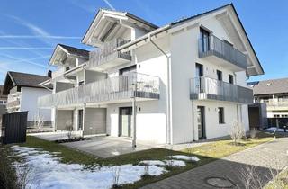 Wohnung kaufen in 83233 Bernau, Neuwertige 3-Zimmer Wohnung mit Terrasse & Garten in Seenähe
