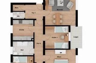 Wohnung kaufen in 85098 Großmehring, Großmehring - 4-Zimmer-Wohnung mit Garten, Sauna, Stellplatz und Badmöbel