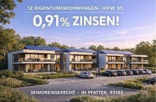 Wohnung kaufen in 93053 Regensburg, Regensburg - Neubau-Eigentum in Pfatter | 0,91 % Zins | 2 - 4 Zr ETW
