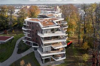 Wohnung kaufen in 83059 Kolbermoor, Neuwertige, exklusive ETW im Park mit Bergblick - Kapitalanlage!