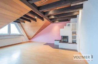 Wohnung kaufen in 66538 Neunkirchen, DACHTRAUM - helle Eigentumswohnung mit Loggia, Kamin und Garage in Neunkirchen!
