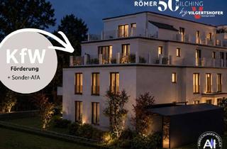 Wohnung kaufen in Römerstraße 50 B, 82205 Gilching, Dachterrassen-Traum: Neubau 3 Zimmerwohnung mit Stil & Chic!