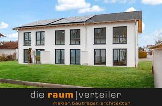 Haus kaufen in 83052 Bruckmühl, Modernes Neubau-Reihenendhaus West mit Südgarten & TG-Zugang