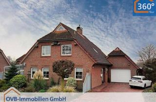 Haus kaufen in 26759 Hinte, Durchdacht wohnen, entspannt leben – Wohnhaus mit Garage und Blick ins Grüne
