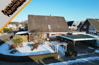Einfamilienhaus kaufen in 25761 Westerdeichstrich, Einfamilienhaus mit ebenerdigem Wohnen und flexibler Nutzung im Obergeschoss nahe der Nordsee