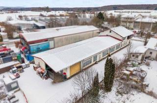 Gewerbeimmobilie kaufen in 73268 Erkenbrechtsweiler, Platz für Visionen: Großzügiges Hallen-Ensemble mit Bürotrakt und attraktiver Wohnung
