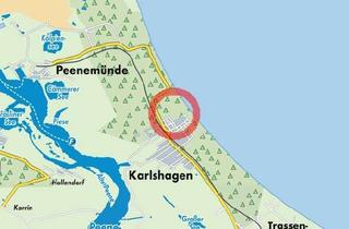 Grundstück zu kaufen in 17449 Karlshagen, IMMOBERLIN.DE - Großartiges Baugrundstück beim schönen Ostseestrand