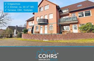 Wohnung mieten in 29683 Fallingbostel, Zentral wohnen: Erdgeschosswohnung mit Terrasse, EBK & Stellplatz