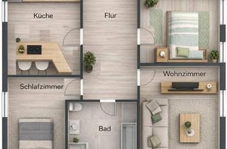 Wohnung mieten in Waldsiedlung, 04668 Otterwisch, 75 m² Wohnung im EG mit Garage und Garten in Otterwisch