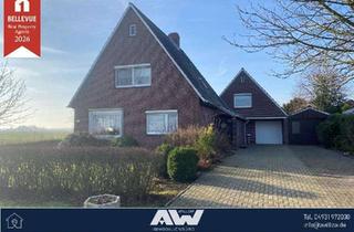 Einfamilienhaus kaufen in 26506 Norden, Einfamilienhaus mit Einliegerwohnung mit unverbautem Blick auf Wiesen und Felder in Norden-Wes