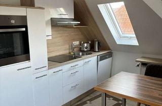 Immobilie mieten in 49086 Voxtrup, Voxtrup, modern möbliertes Apartment mit Einbauküche und Bettnische.