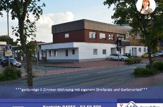 Wohnung mieten in 26683 Saterland, Saterland - ***Geräumige 3-Zimmer-Wohnung mit eigener Auffahrt und Stellplatz sowie Garten - ideal für die kleine Familie***