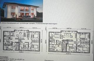 Wohnung kaufen in 04827 Machern, Machern - Eigentumswohnung im KfW 40 Zweifamilienhaus oben oderund unten